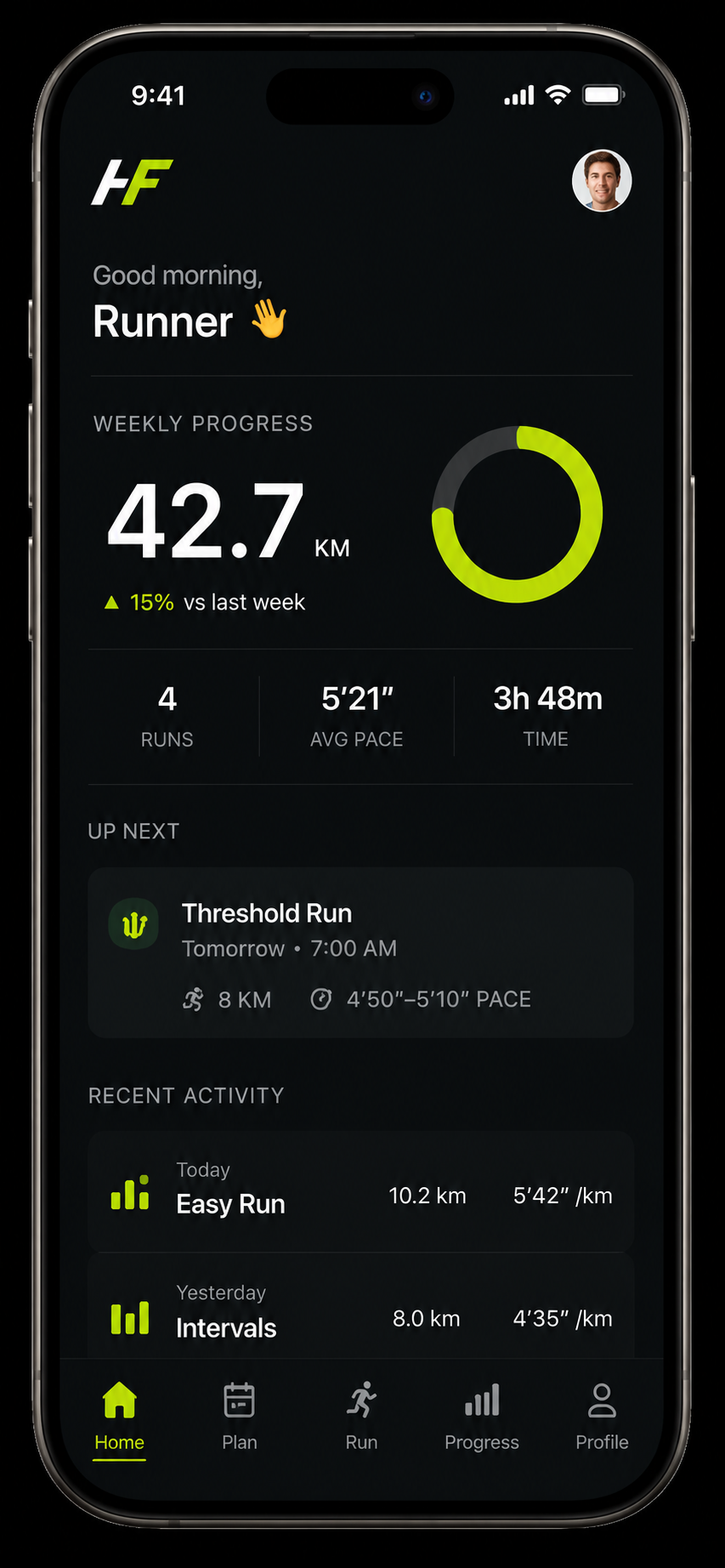 Hybrad Fitness app